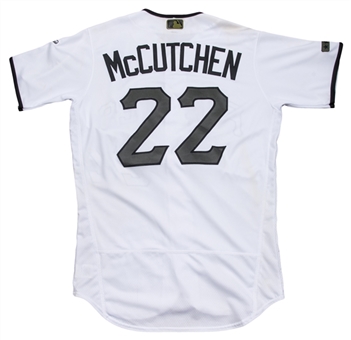 2017 Andrew McCutchen Game Used Pittsburgh Pirates Memorial Day Weekend Alternate Jersey Used For Walk-Off Home Run (MLB Authenticated)